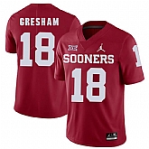 Oklahoma Sooners 18 Jermaine Gresham Red College Football Jersey Dzhi,baseball caps,new era cap wholesale,wholesale hats